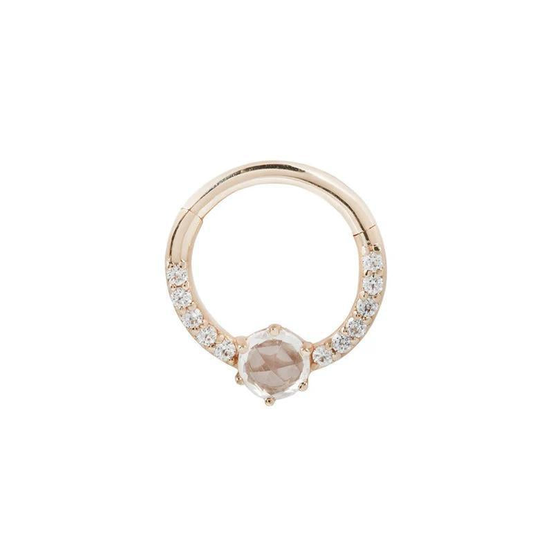 Buddha | 14k gold | Tinsley | White Sapphire + CZ