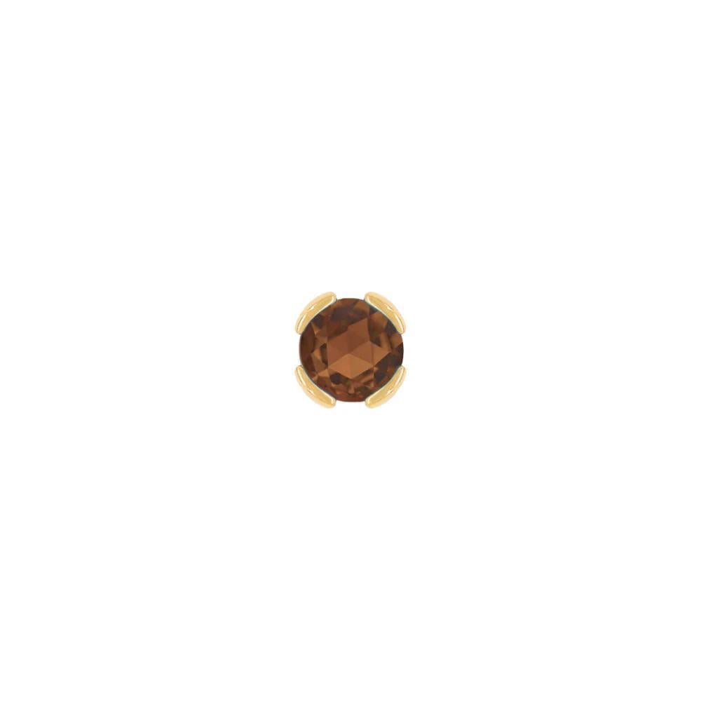 Buddha | 14k gold | Peekaboo | Smoky Quartz
