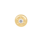 Buddha | 14k gold | Lark | Clear CZ
