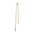 Invictus | 14k gold | Two Woven Box Chains Charm