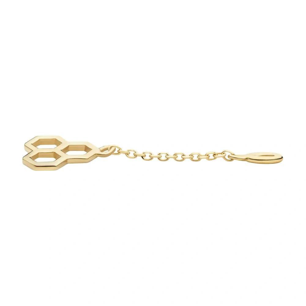 Invictus | 14k gold | Honeycomb Dangle Charm