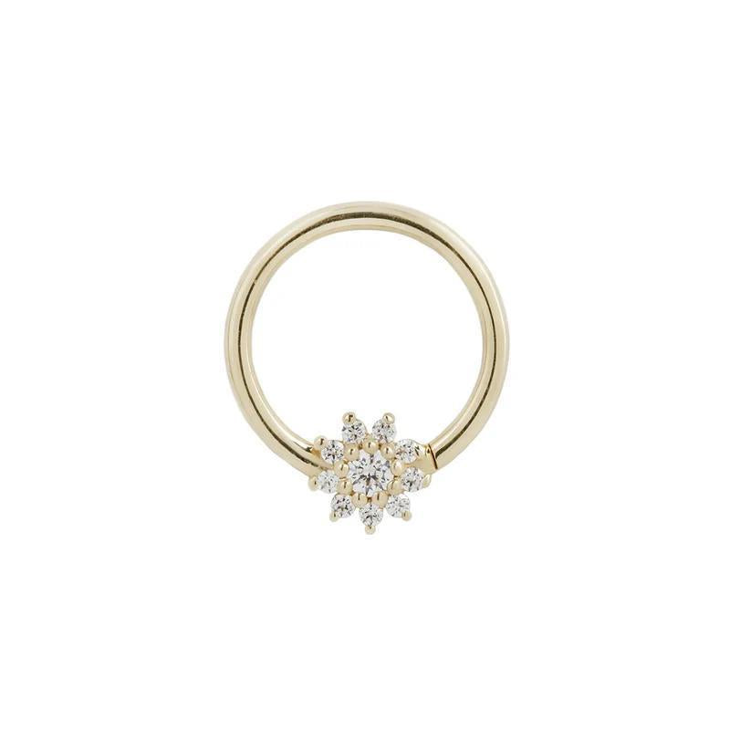 Buddha | 14k gold | Eloise Seam Ring | CZ