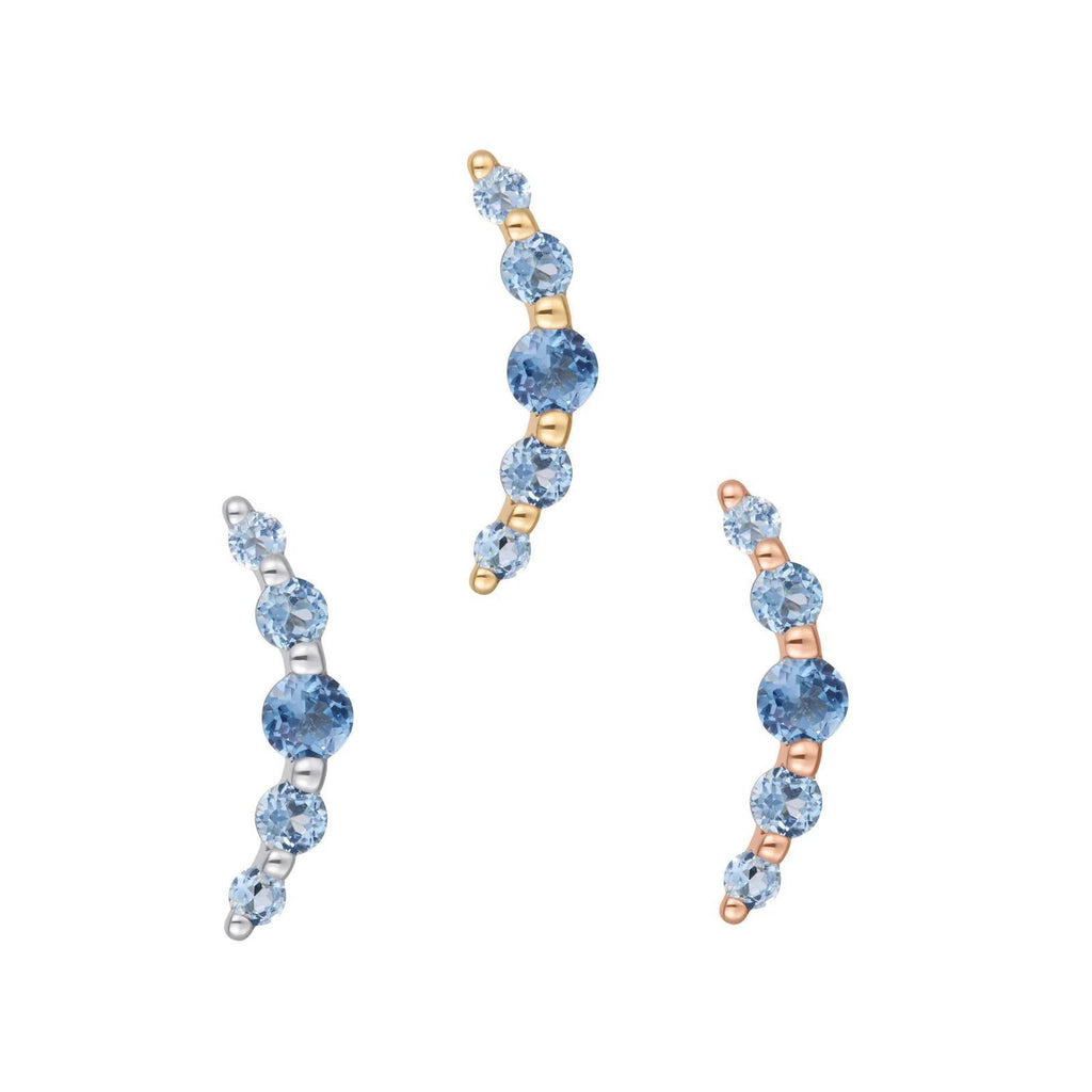 Buddha | 14k gold | Eternal | London Blue Topaz