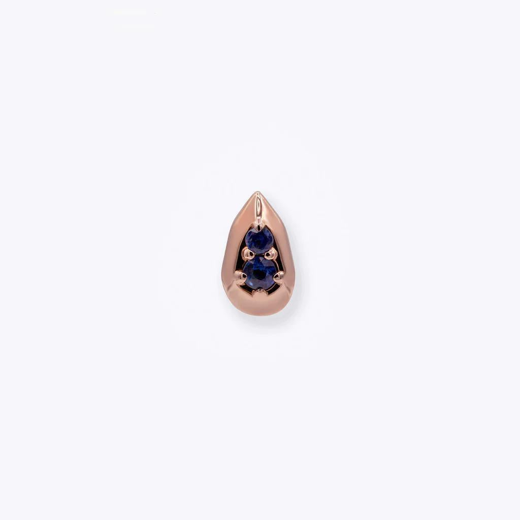 Tether | 14k gold | Hydro Gem | Blue Sapphire