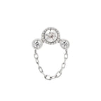 Buddha | 14k gold | Halston | White Diamond