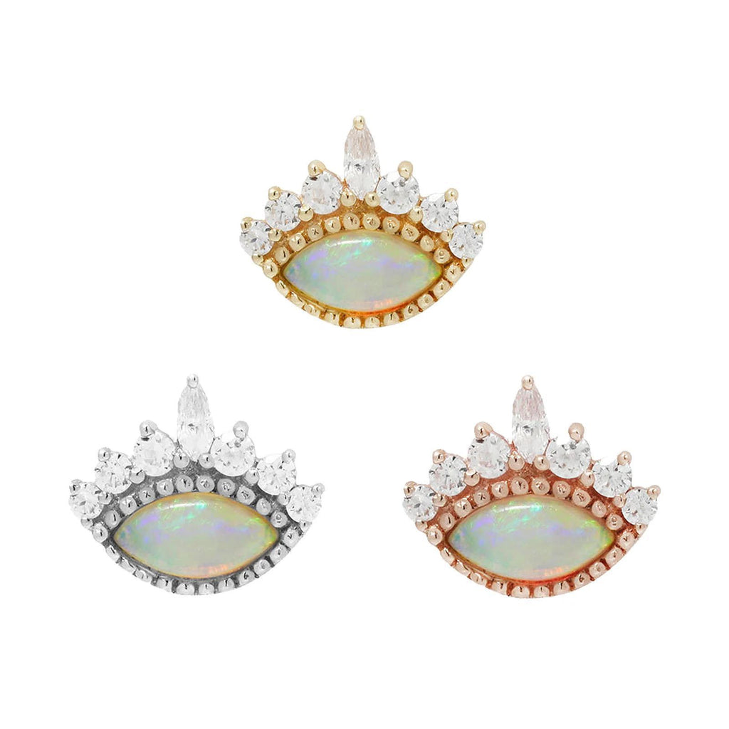 Buddha | 14k gold | Enchant | Opal + CZ