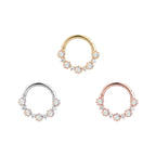 Buddha | 14k gold | Ariana | Rainbow Moonstone + CZ
