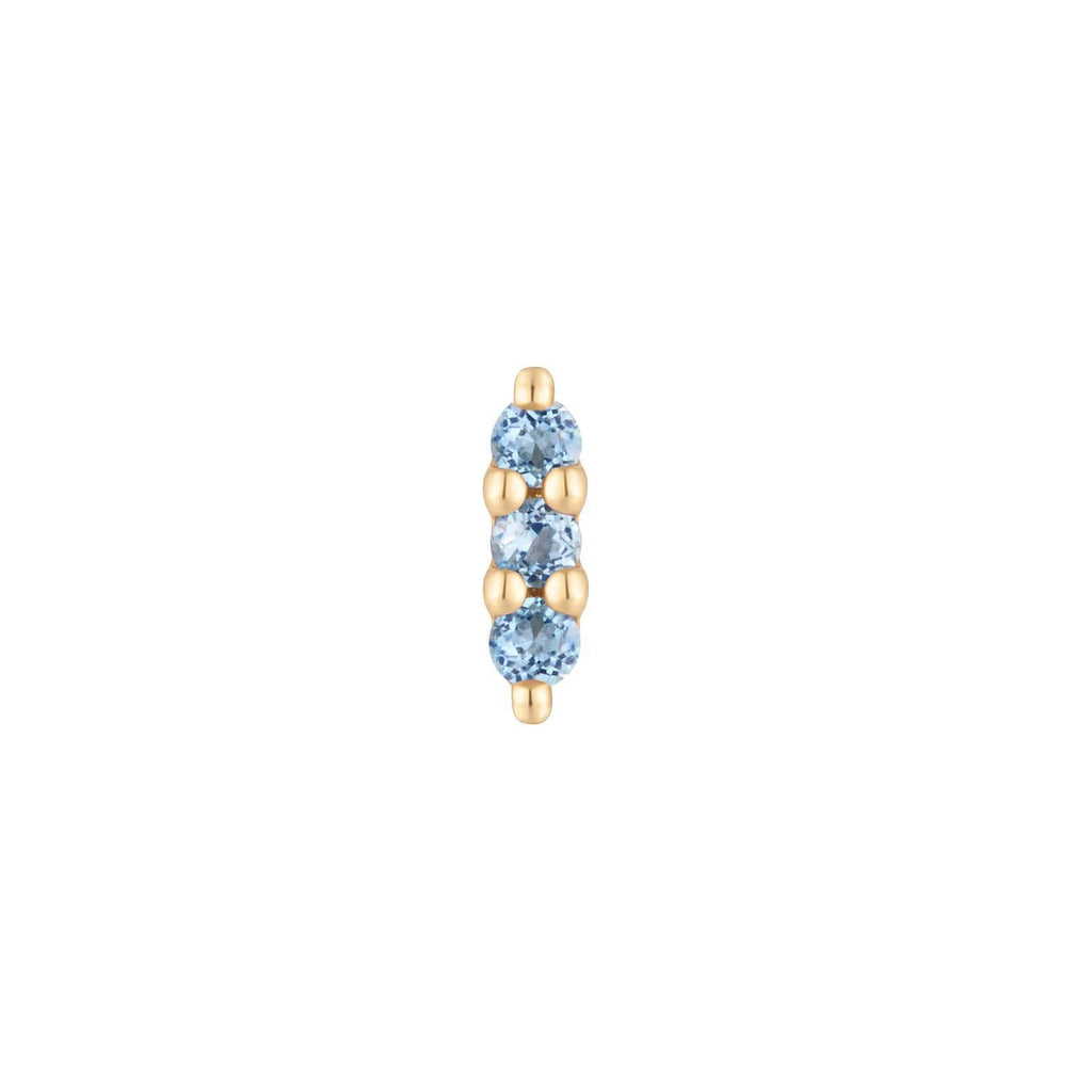 Buddha | 14k gold | Mishka 3 | London Blue Topaz