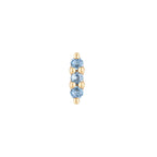 Buddha | 14k gold | Mishka 3 | London Blue Topaz