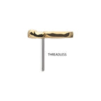 Invictus | 14k gold | Open Heart with Crown