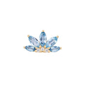 Buddha | 14k gold | Valentina | London Blue Topaz
