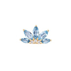 Buddha | 14k gold | Valentina | London Blue Topaz
