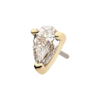 Invictus | 14k gold | 3 Prong Setting Pear | Lab-Grown Diamond