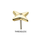 Invictus | 14k gold | Celestial Star | CZ