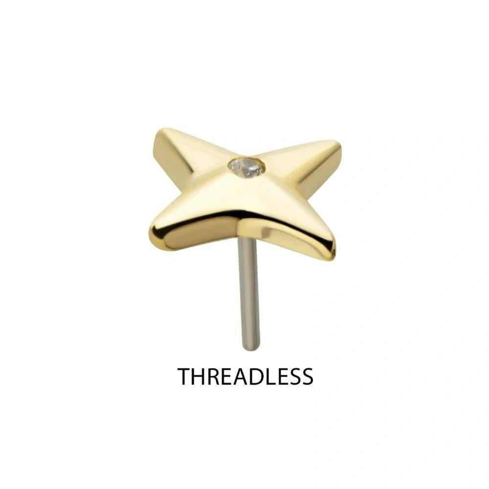 Invictus | 14k gold | Celestial Star | CZ