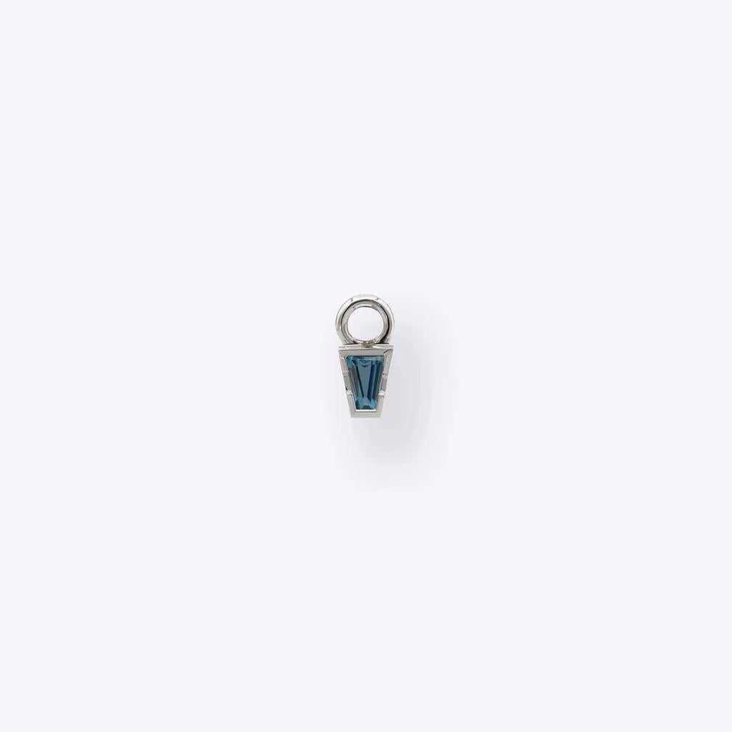 Tether | 14k gold | Linda Charm | London Blue Topaz