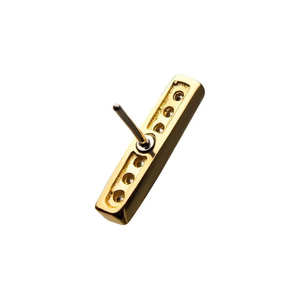 Invictus | 14k gold | 7 Gem Panel | CZ