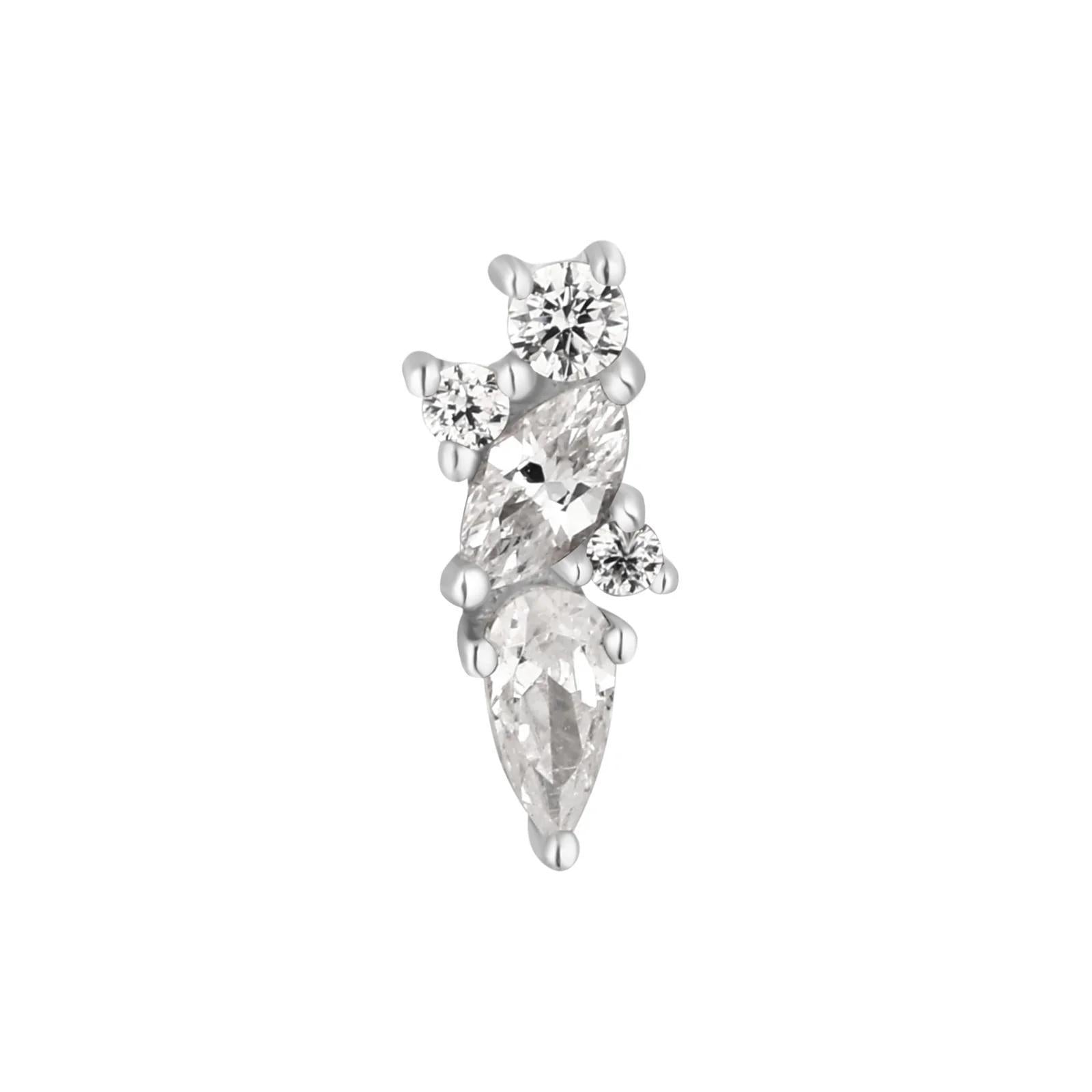 Buddha | 14k gold | Visionary | Clear CZ