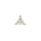 Buddha | 14k gold | Trillion | Swarovski Crystal CZ