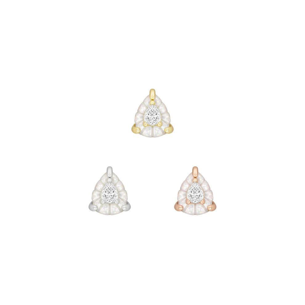 Buddha | 14k gold | Sintra | Mother of Pearl + CZ