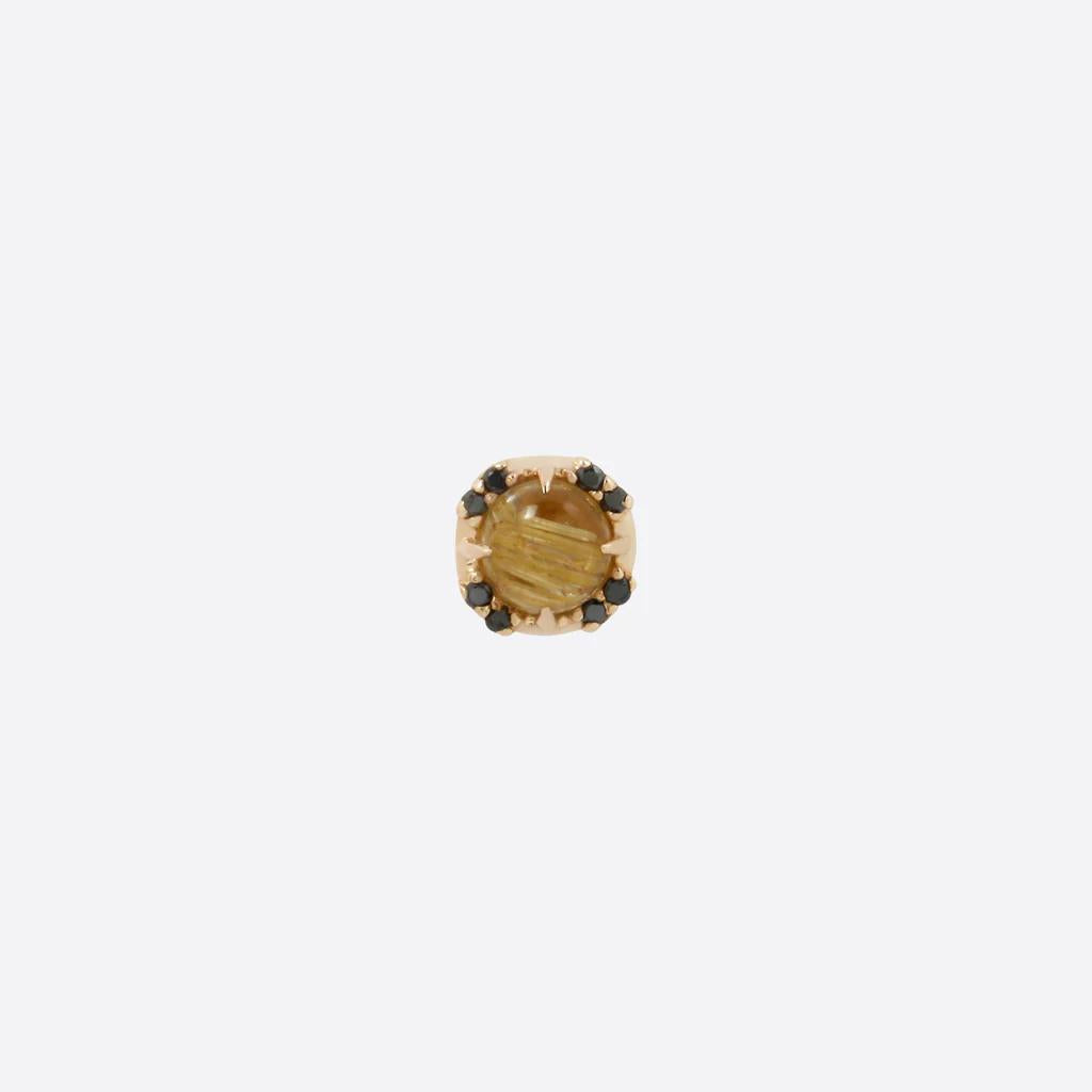 Tether | 14k gold | Galaxia | Rutilated Quartz