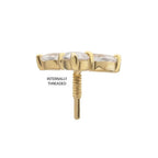 Invictus | 14k gold | Trinity Teardrop | CZ