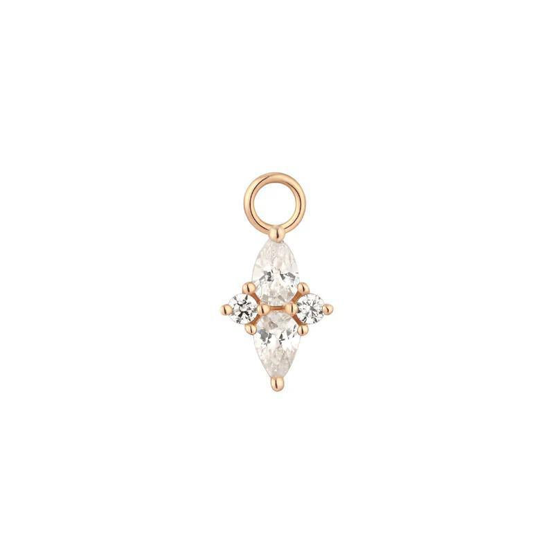 Buddha | 14k gold | Ethereal Charm | CZ