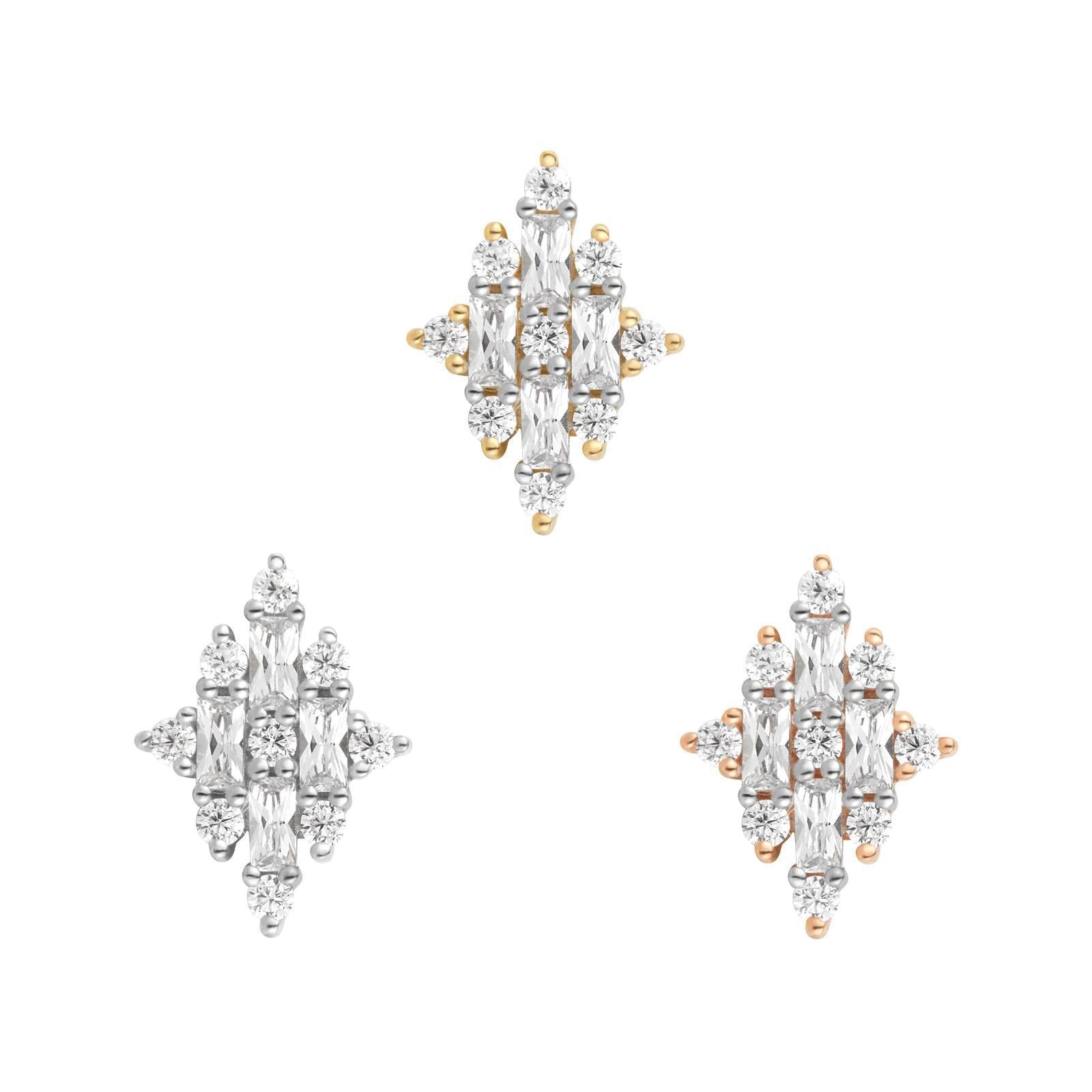 Buddha | 14k gold | Celebration | Clear CZ