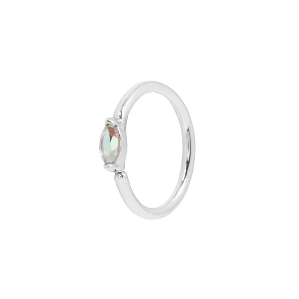 Buddha | 14k gold | Zuri Seam Ring | Mercury Mist Topaz
