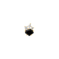 Buddha | 14k gold | Cadence | Black Spinel