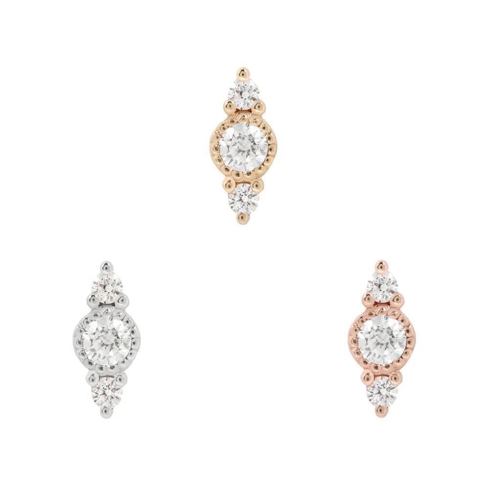 Buddha | 14k gold | Lucien | Swarovski Crystal CZ