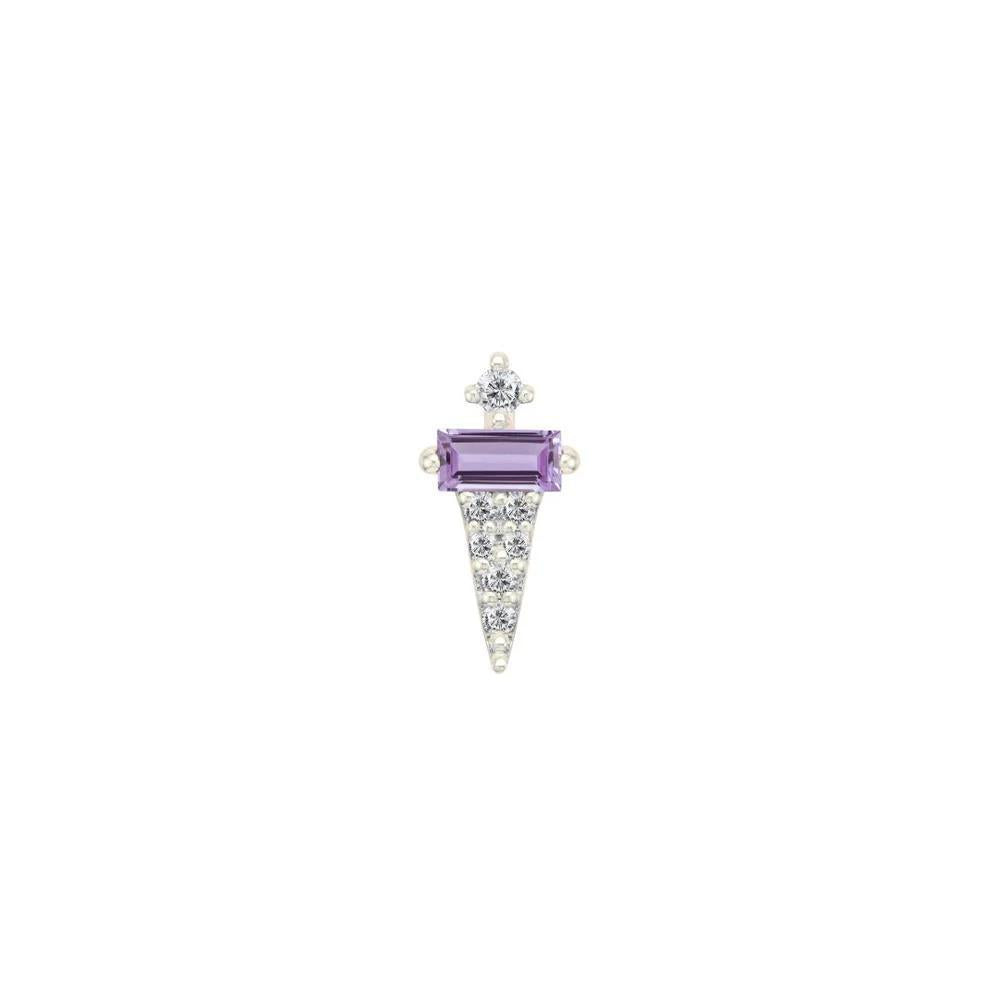 Buddha | 14k gold | Dystrikt | Amethyst + CZ