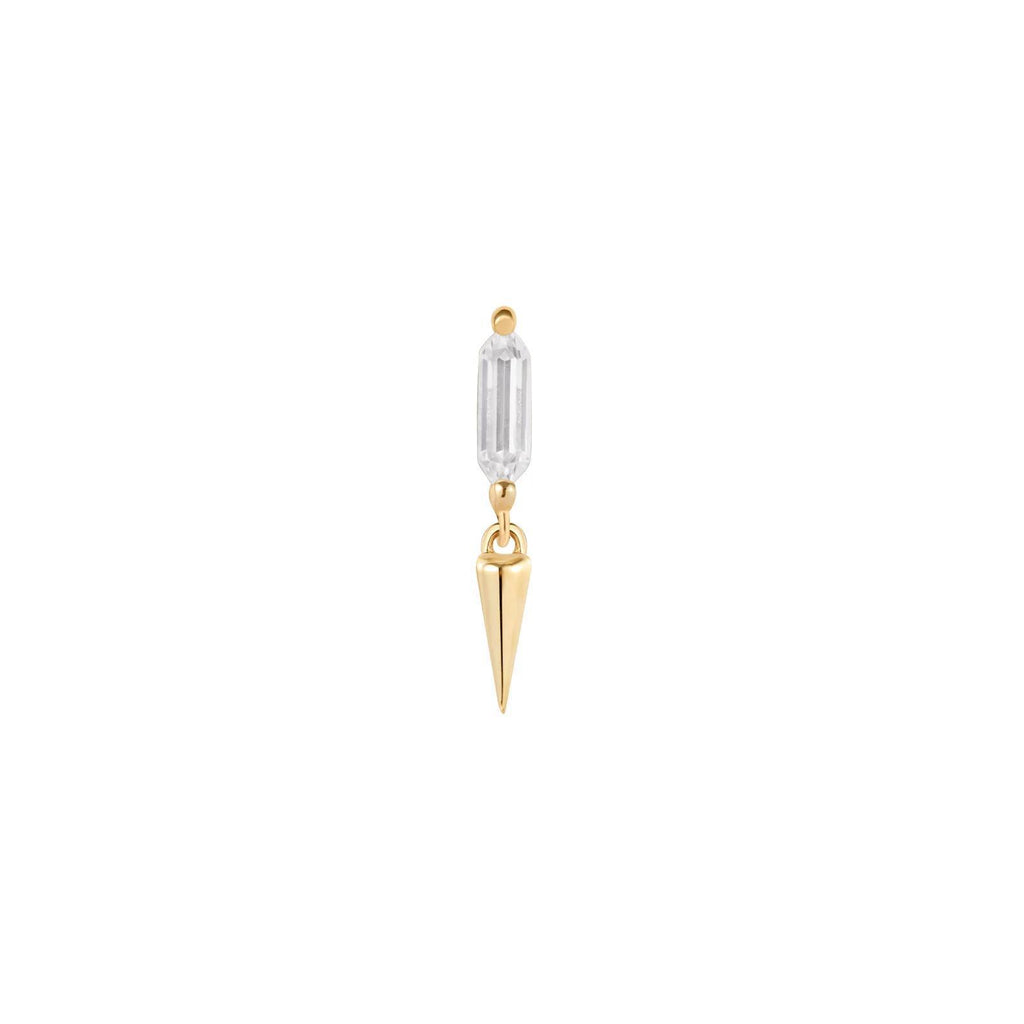Buddha | 14k gold | Musea | Clear CZ