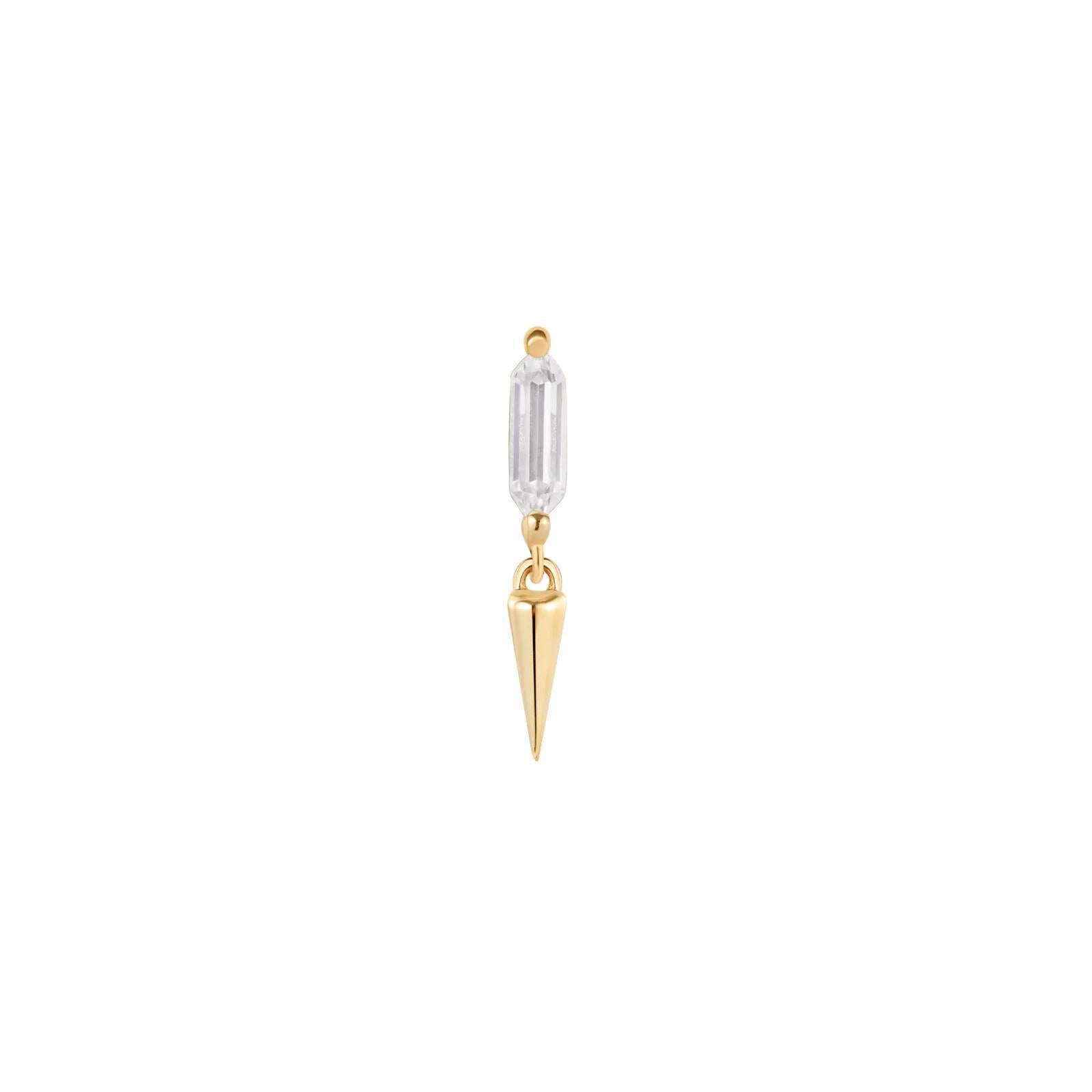 Buddha | 14k gold | Musea | Clear CZ