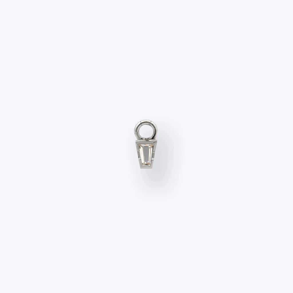 Tether | 14k gold | Linda Charm | White Topaz