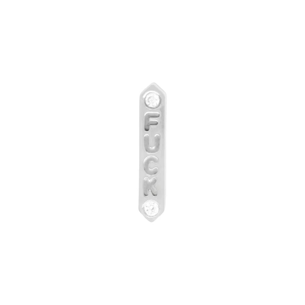 Buddha | 14k gold | "FUCK" | White Diamond