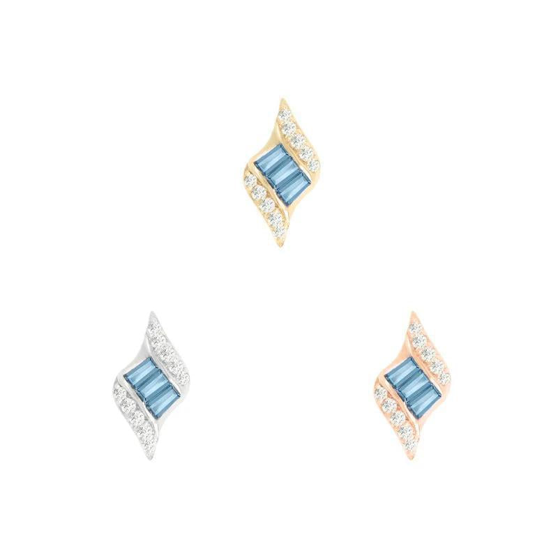 Buddha | 14k gold | Intrigue | London Blue Topaz