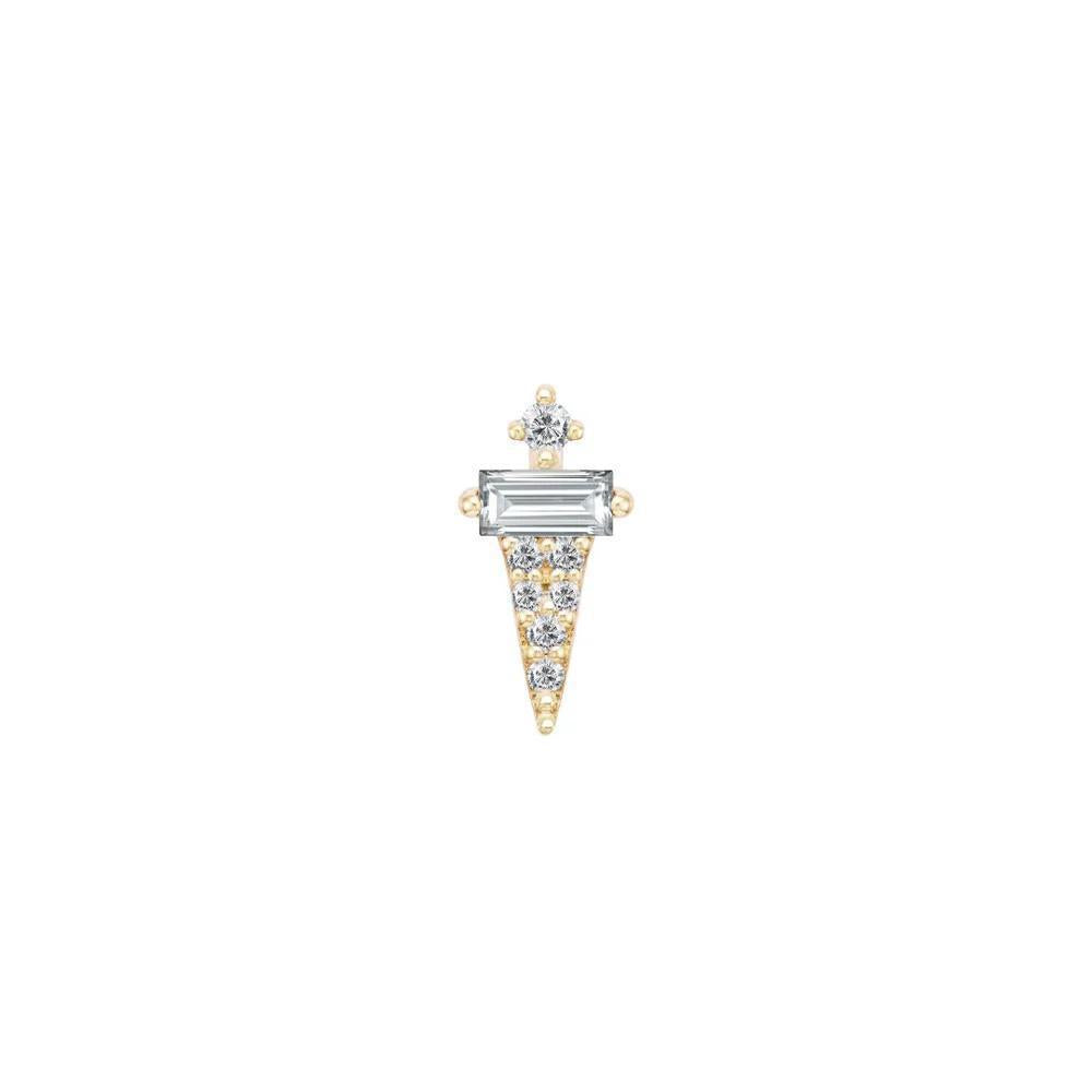 Buddha | 14k gold | Dystrikt | Clear CZ