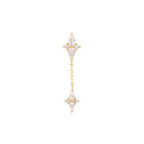 Buddha | 14k gold | Ethereal Remix | Clear CZ