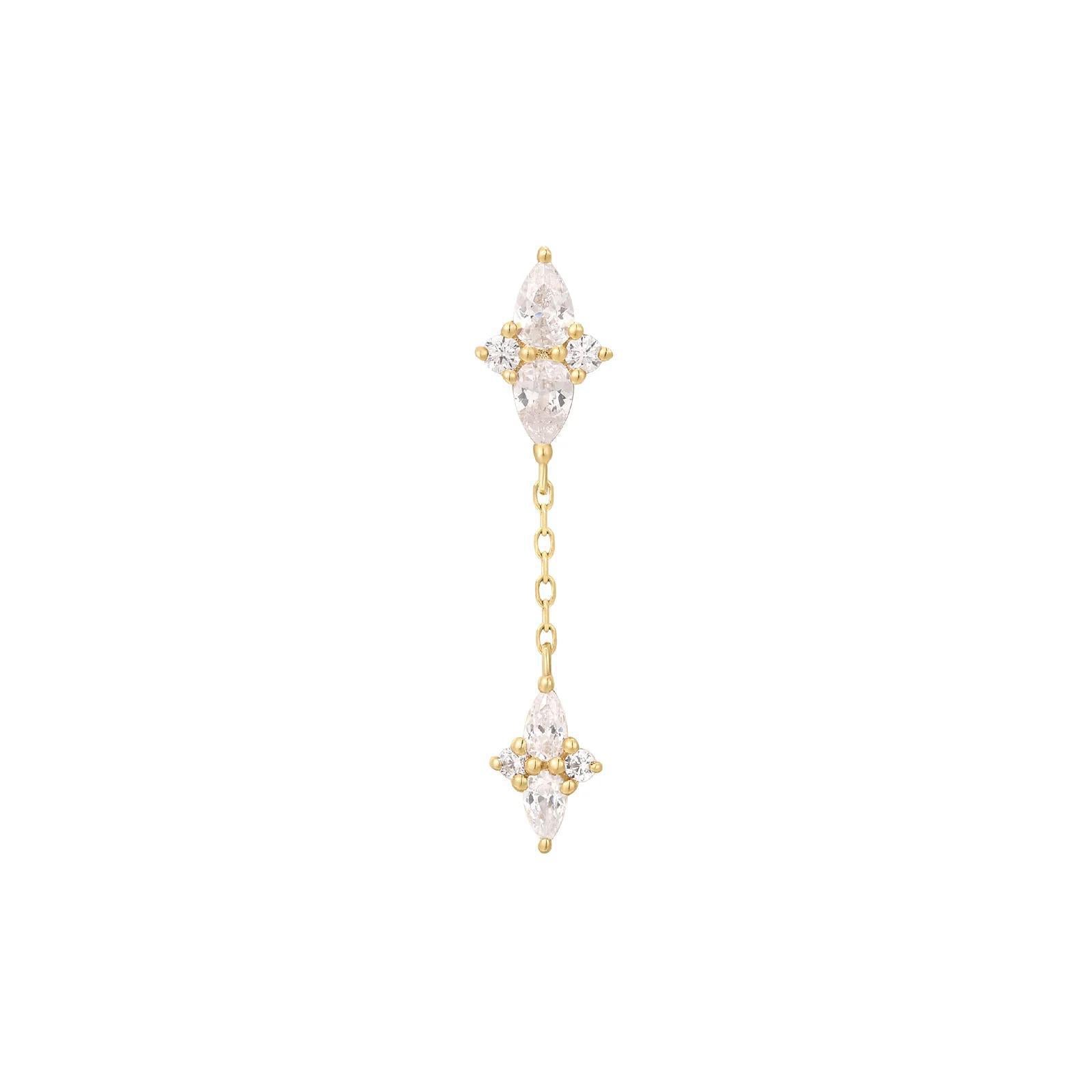 Buddha | 14k gold | Ethereal Remix | Clear CZ