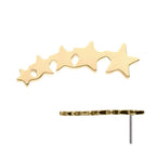 Invictus | 14k gold | 5-Cluster Star