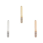 Buddha | 14k gold | Love Line | Clear CZ