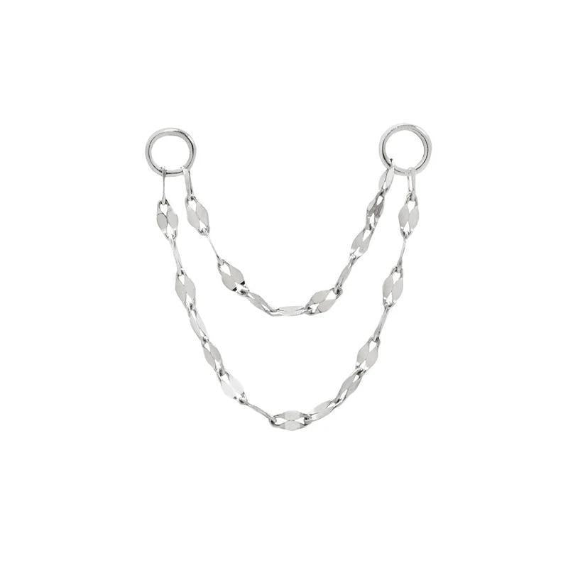 Buddha | 14k gold | Double Tile Chain