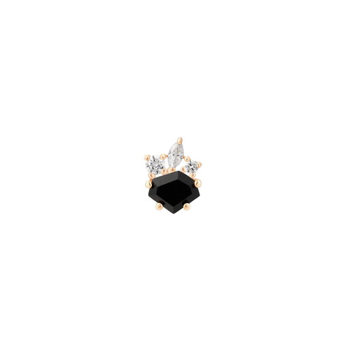 Buddha | 14k gold | Darque | Black Agate