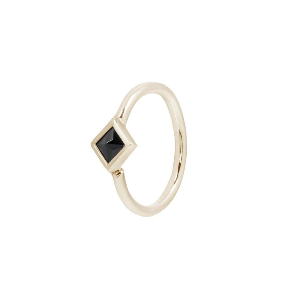Buddha | 14k gold | Mae | Black Spinel