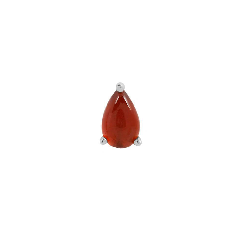 Buddha | 14k gold | Prong Pear | Garnet