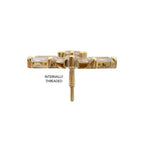 Invictus | 14k gold | Sunray Cluster | CZ