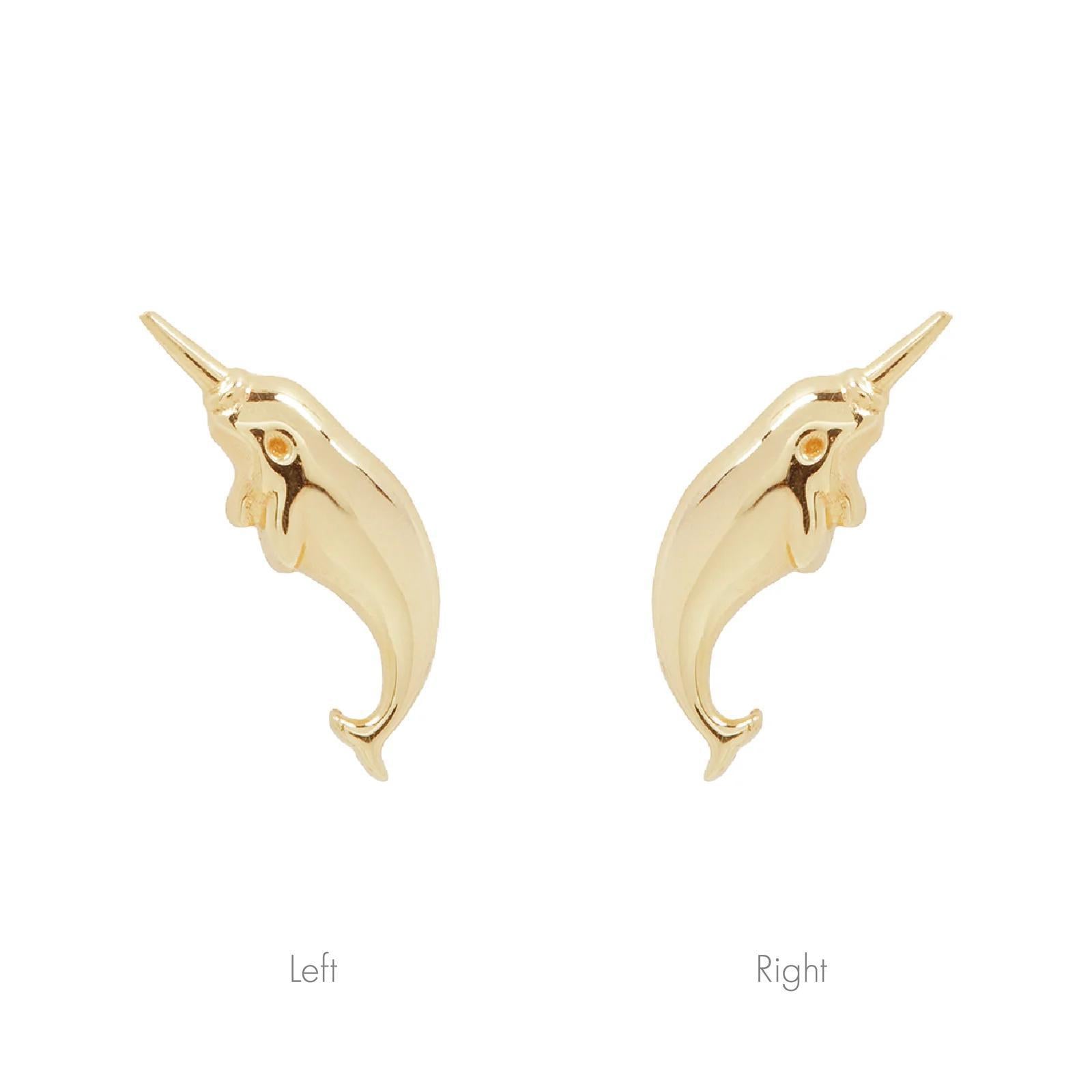 Buddha | 14k gold | Narwal unicorn of the sea