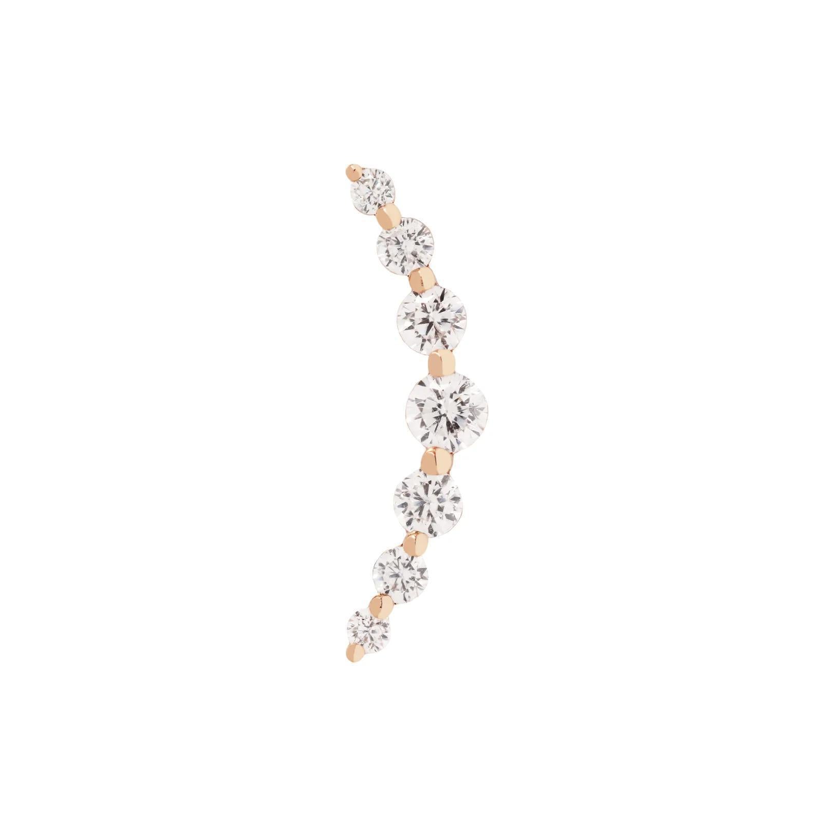 Buddha | 14k gold | Everlasting | Clear CZ