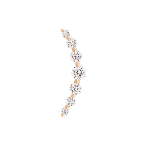 Buddha | 14k gold | Everlasting | Clear CZ